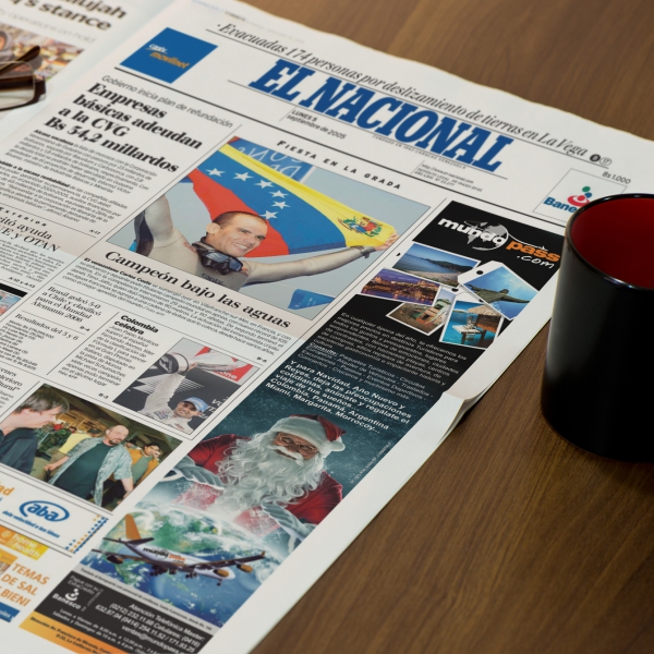 Newspaper adv ad campaign design