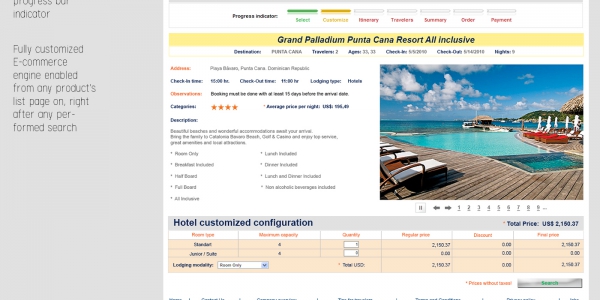 Hotels page