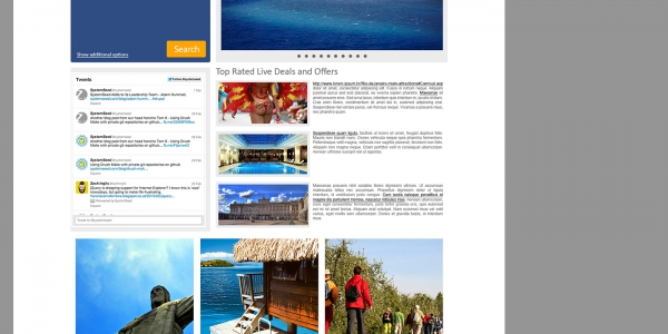 Latest template design proposal for site renew and refresh. 100% RWD