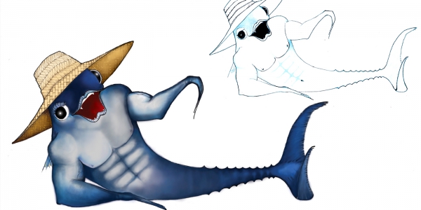 Character design and creation. Digital painting