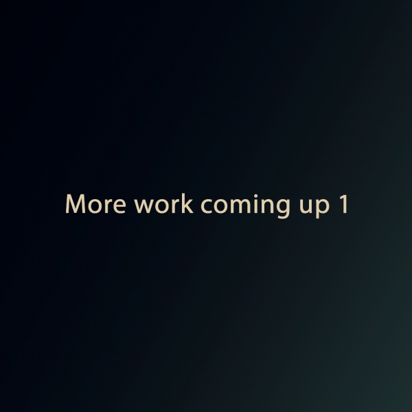 More portfolio works coming up soon! Stay tuned!