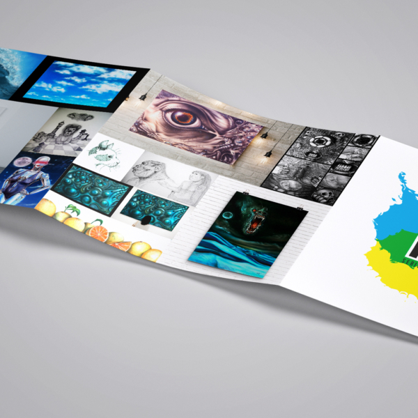 First CV design model 2005-2006, trifold brochure front sample