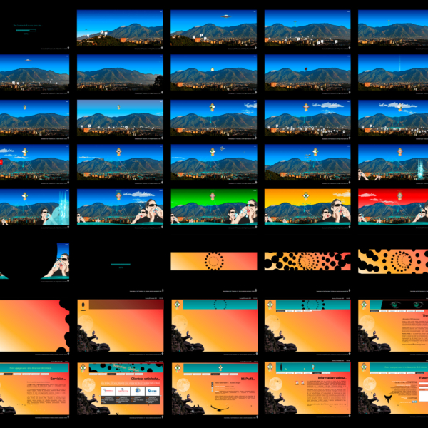 Full live story board brake down and live stages of previous website and portfolio presentation