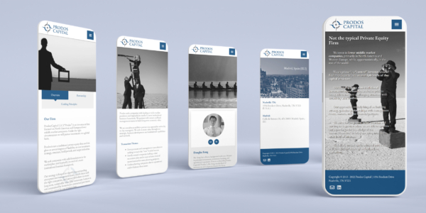 Friendly first smartphone design compound presented to client.