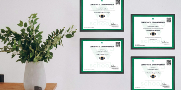 Wall certifications showcase